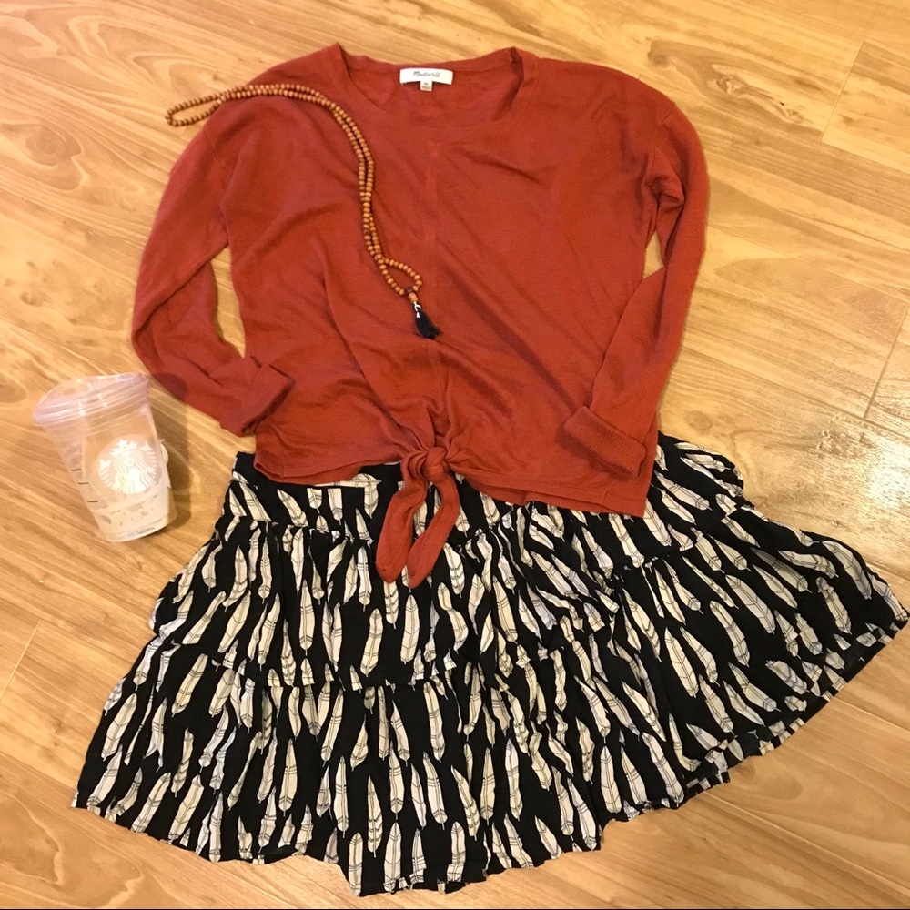 Bethany Mota | Feather Skirt